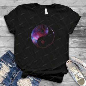Ying And Yang Galaxy 20 - Vintage Men's Shirt Tshirt For Women Classic Handmade Shirt Retro Graphic Tee