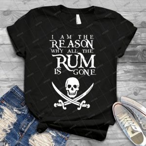 Yo Soy La Razã³n Por La Que Todo El Ron Se Ha Ido - Gift Idea Shirt For Men Tee For Women Classic Retro Vintage Graphic T-Shirt