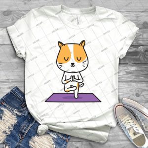 Yoga Cat 58 - Trending Shirt For Women Vintage Retro Tee For Men Kid's T-Shirt Handmade Shirt