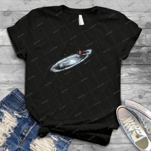 You Are Here-Milky Way - Best Unisex Trending Handmade T-shirt Gift Idea For Men T-shirt For Woman