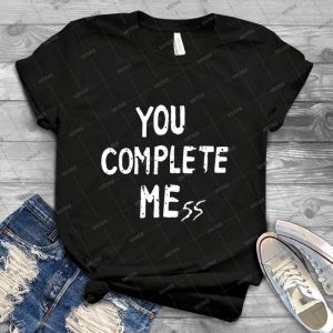 You Complete Mess - Vintage Men's Shirt Tshirt For Women Classic Handmade Shirt Retro Graphic Tee