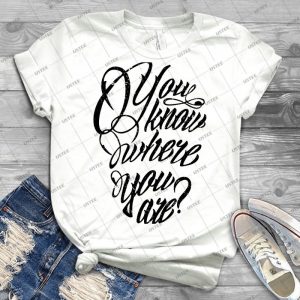 You Know Where You Are - Vintage Men's Shirt Tshirt For Women Classic Handmade Shirt Retro Graphic Tee