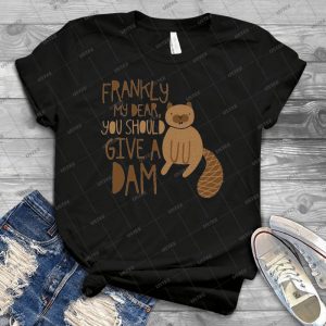 You Should Give A Dam 10 - Vintage Men's Shirt Tshirt For Women Classic Handmade Shirt Retro Graphic Tee