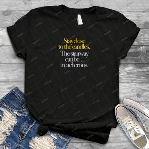 Young Frankenstein - Bleib Dicht Bei Den Kerzen --- 93 - Vintage Men's Shirt Tshirt For Women Classic Handmade Shirt Retro Graphic Tee