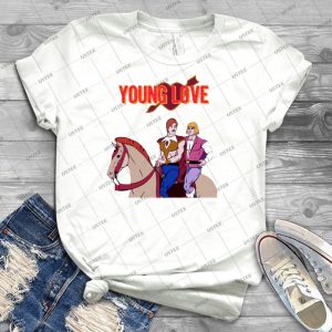 Young Love - He-Man And Bow - 80 - Trending Shirt For Women Vintage Retro Tee For Men Kid's T-Shirt Handmade Shirt