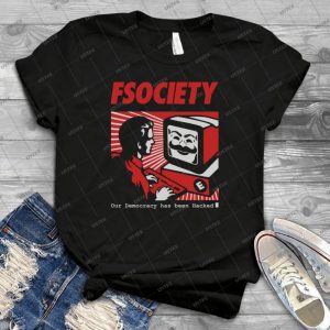 Your Democracy Has Been Hacked - Gift Idea Shirt For Men Tee For Women Classic Retro Vintage Graphic T-Shirt
