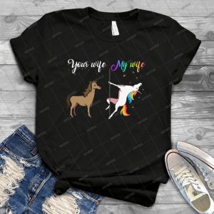 Your Wife My Wife Unicorn, Funny Unicorn, Pole Unicorn - Best Unisex Trending Handmade T-shirt Gift Idea For Men T-shirt For Woman