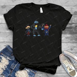 Yukon, Hermey And The Bumble In Teal 11 - Vintage Men's Shirt Tshirt For Women Classic Handmade Shirt Retro Graphic Tee