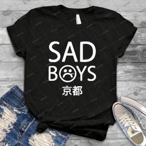 Yung Lean Sad Boys Logo - Vintage Men's Shirt Tshirt For Women Classic Handmade Shirt Retro Graphic Tee
