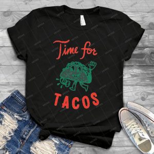 Zeit Fă¼r Tacos 49 - Vintage Men's Shirt Tshirt For Women Classic Handmade Shirt Retro Graphic Tee
