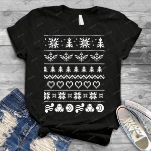 Zelda And The Ugly Christmas - Best Unisex Trending Handmade T-shirt Gift Idea For Men T-shirt For Woman
