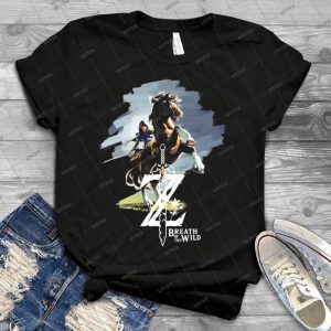 Zelda Breath Of The Wild - Trending Shirt For Women Vintage Retro Tee For Men Kid's T-Shirt Handmade Shirt