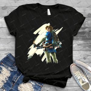 Zelda Breath Of The Wild Archer Link 2 - Trending Shirt For Women Vintage Retro Tee For Men Kid's T-Shirt Handmade Shirt