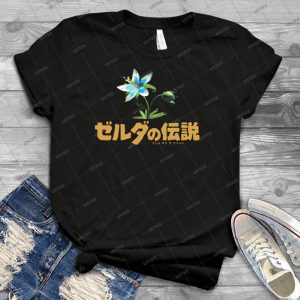 Zelda Breath Of The Wild Flower 26 - Trending Shirt For Women Vintage Retro Tee For Men Kid's T-Shirt Handmade Shirt