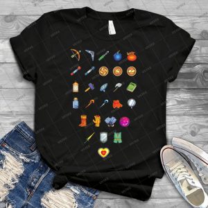 Zelda Inventory 87 - Gift Idea Shirt For Men Tee For Women Classic Retro Vintage Graphic T-Shirt