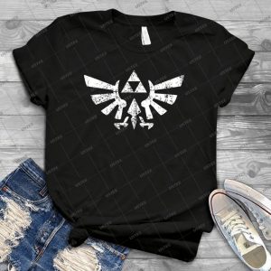 Zelda Triforce Symbol - Vintage Men's Shirt Tshirt For Women Classic Handmade Shirt Retro Graphic Tee