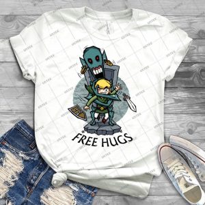 Zelda Wind Waker Free Hugs58- Best Unisex Trending Handmade T- Shirt Gift Idea For Men T- Shirt For Woman