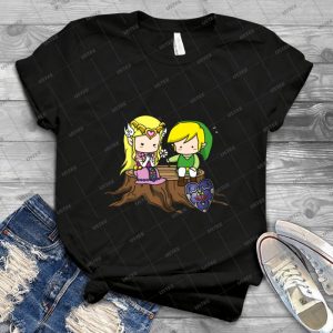Zelda X Link 8 - Gift Idea Shirt For Men Tee For Women Classic Retro Vintage Graphic T-Shirt