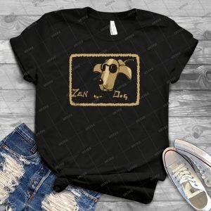 Zen Dog T Shirt 21 - Vintage Men's Shirt Tshirt For Women Classic Handmade Shirt Retro Graphic Tee