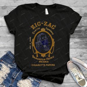Zig Zag Papers 63 - Vintage Men's Shirt Tshirt For Women Classic Handmade Shirt Retro Graphic Tee