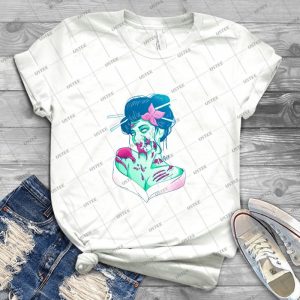 Zombie Geisha 98 - Trending Shirt For Women Vintage Retro Tee For Men Kid's T-Shirt Handmade Shirt