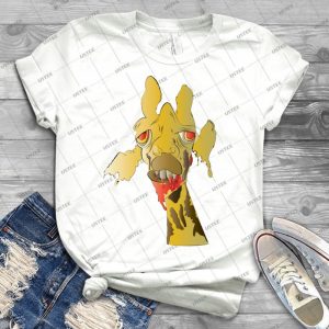 Zombie Giraffe- Best Unisex Trending Handmade T- Shirt Gift Idea For Men T- Shirt For Woman