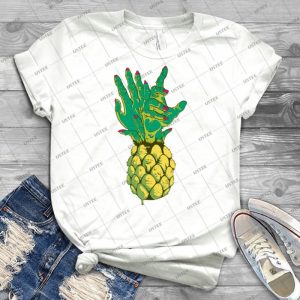 Zombie Pineapple2- Best Unisex Trending Handmade T- Shirt Gift Idea For Men T- Shirt For Woman