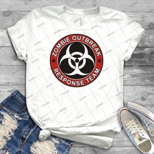 Zombie Response Team 3 Color 6 - Vintage Men's Shirt Tshirt For Women Classic Handmade Shirt Retro Graphic Tee