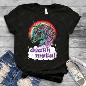 Zombie Unicorn Death Metal - Best Unisex Trending Handmade T-shirt Gift Idea For Men T-shirt For Woman