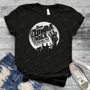 Zombie Walk - White 32 - Best Unisex Trending Handmade T-shirt Gift Idea For Men T-shirt For Woman