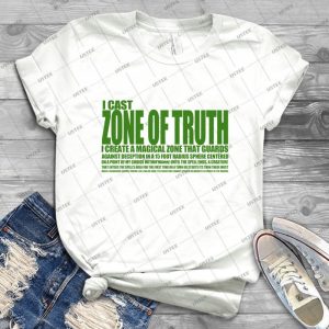 Zone Of Truth- Best Unisex Trending Handmade T- Shirt Gift Idea For Men T- Shirt For Woman