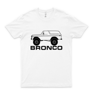 1978-1979 Ford Bronco Side, Black Print - Best Unisex Trending Handmade T-Shirt-black