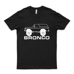 1978-1979 Ford Bronco Side, Writte Printing - Best Unisex Trending Handmade T-Shirt White