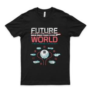 1982 Epcot Center Future World Map Classic T Shirts for Men Graphic - Womens Shirt Graphic Tee - Retro Vintage