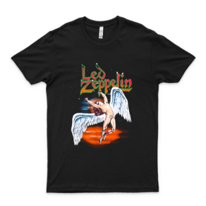 1990 Rare Led Zep-Pelin Vintage T-Shir For Men Women Black Best Women- 90S Tees- Retro Funny Best Shirts Comfy Shirt T-Shirt Customized