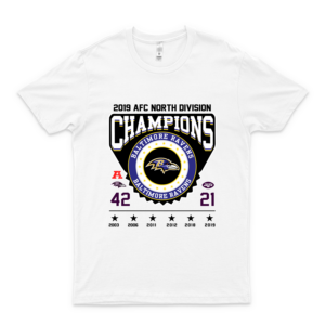 2019 AFC North Division Champions Baltimore Ravens-Ńffľ Logo Shirt- Ńffľ Baseball Shirt- Ny Gĭąnts Cotton T Shirt For Men