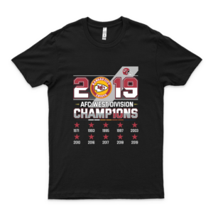 2019 Afc West Division Champions 2019 Football Team  Ńffľ Logo Shirt- Ńffľ Baseball Shirt- Ny Gĭąnts Cotton T Shirt For Men