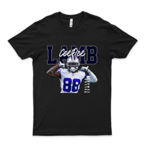 #Ceedee-Lamb-Dallas#Cowboys-Football-Players-Shirt Black Basic Novelty Tees Graphics Female Shirt For Men Tee Women Teens Awesome Comfy Shirt Trending Shirt