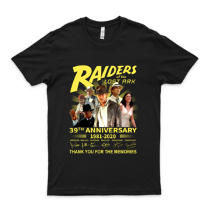 #Raiders Of The Lost Ark 39Th Anniversary 1981-2020 Cast Signed #Adventure Action Movie Thank You Short Sleeve Unisex T-Shirt