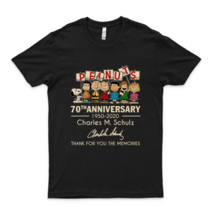 #Snoopy #Peanuts 70Th Anniversary 1950-2020 Signed #Charles #Mschulz Funny Gift For Men Women