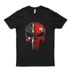 49Érs Skull Púníshér American Flag Horror T Shirt Hoodie Tanktop Sweat Shirt Birthday black