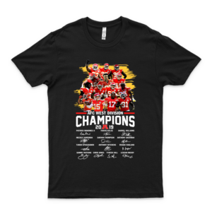 Afc West Division Champions 2019 Football Team  - White Ńffľ Logo Shirt- Ńffľ Baseball Shirt- Ny Gĭąnts Cotton T Shirt For Men