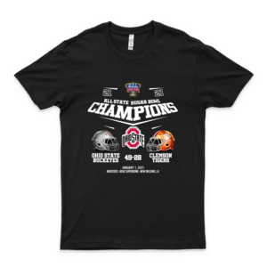Allstate sugar bowl champions ohio state buckeyes 49 28 clemson tigers shirt Graphic Fashion Shirt