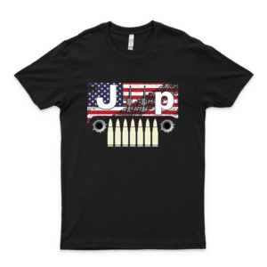 American Flag Gun J.Ee.P 4Th Of July Gift T Shirt For Men Women Girls Unisex Funny Cool Tee Short Sleeve Gift Ideas
