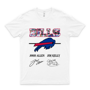 B-U-F-F-A-L-O B-I-L-L-S Josh Allen Jim Kelly Simple Vintage Unisex Shirt - Fashionable For Women - Cool Graphic-black