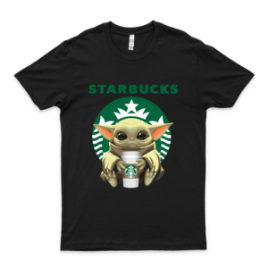 Baby Ýódá Hug Stárbúcks Shirt Print Short Sleeve Graphic T Shirts Best