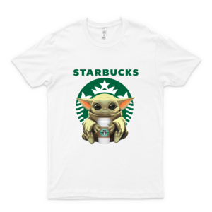Baby Ýódá Hug Stárbúcks Shirt Print Short Sleeve Graphic T Shirts Best STROKE