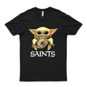 Baby Ýódá Néw Órléáns Sáínts Shirt For Men And Women Graphic Retro Shirt For Women Mens Casual Graphic Tee Vintage Customize Love Shirt