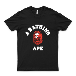 Bape Abc Red Camo Hoodie Classic Guys Unisex Tee Retro Vintage Shirt For Men Funny Shirt