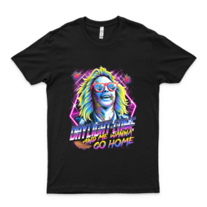 Beetlejuice Daylight Come And Me Wanna Go Home 80S Horror Movie T Shirt-black